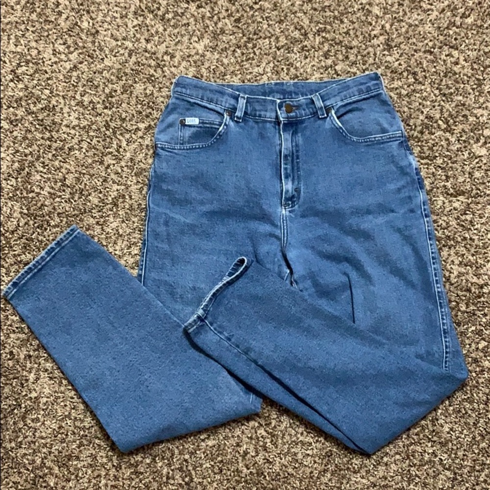Vintage High-Waisted Lee Jeans
